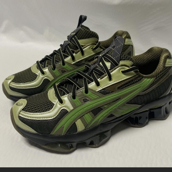 ASICS Men's Kinetic Kiko Kostadinov Green and Black Running Shoes - Picture 5 of 6